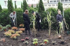 projektowanie ogrodów przez uczniów ZSKSiA
