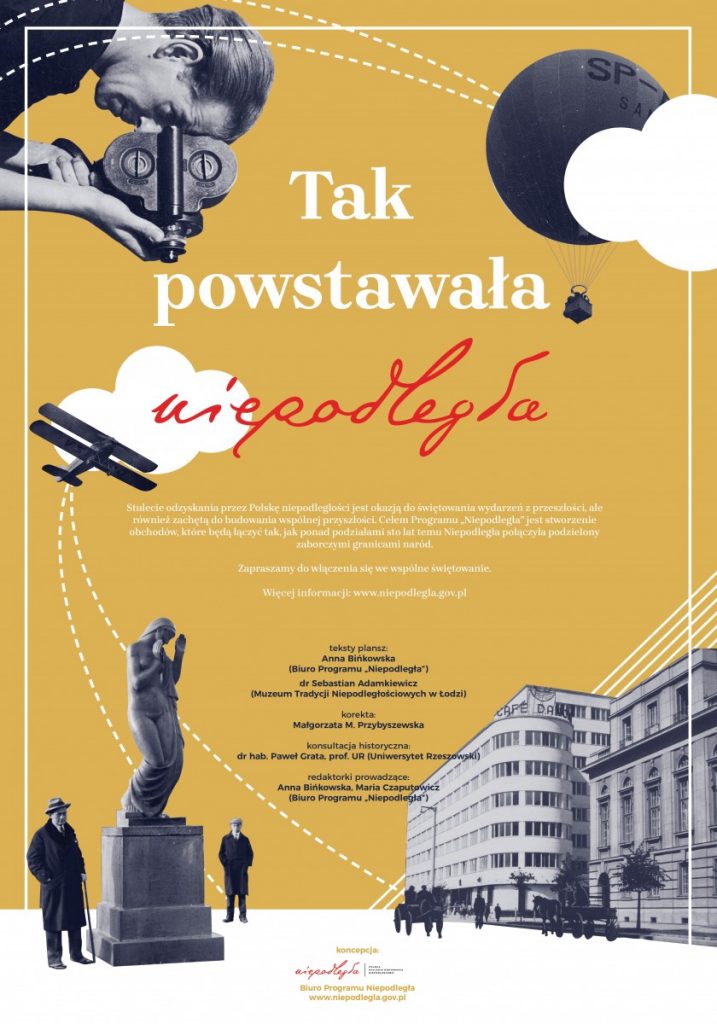 plakat wystawy tak powstała niepodległa