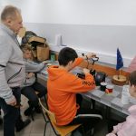 zdjęcia - zajęcia chłopców z MOS w WTZ