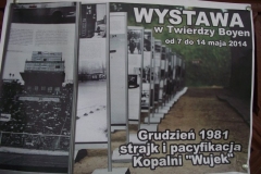 Strajk w kopalni wujek