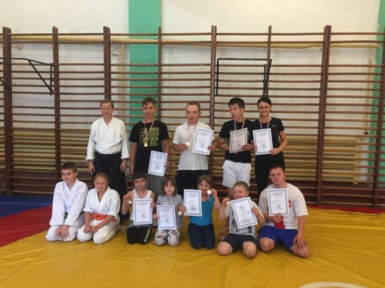 Uczniowie SOSW Aikido