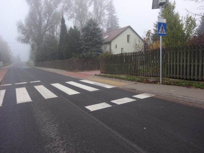 zdjęcie przebudowanej drogi w Kożuchach Wielkich