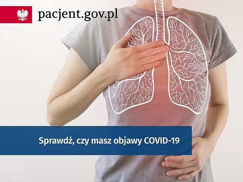 „Sprawdź, czy masz objawy COVID-19”