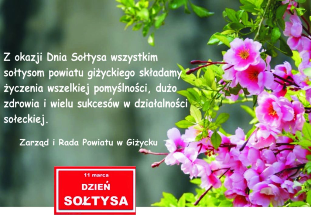 grafika dzień sołtysa życzenia