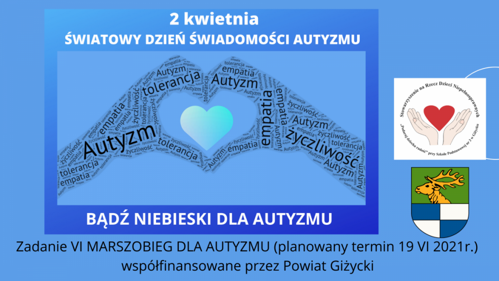 plakat marszobiegu dla autyzmu