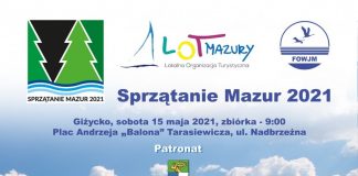 plakat sprzątanie mazur - Giżycko