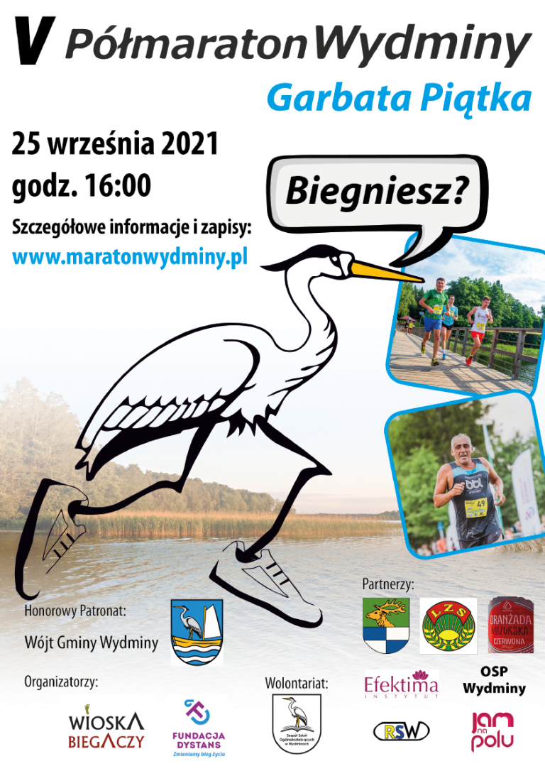 Zapraszamy na V Półmaraton Wydminy