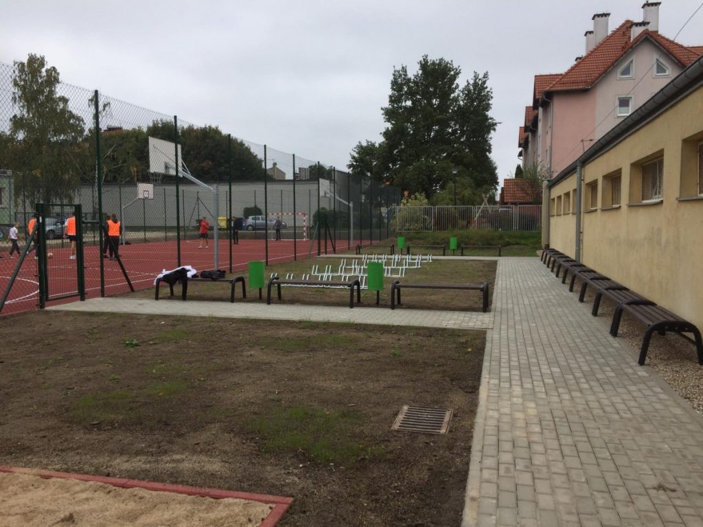 nowy kompleks sportowy w Zespole Szkół Zawodowych w Giżycku