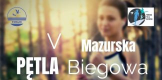 plakat V Mazurska Pętla Biegowa