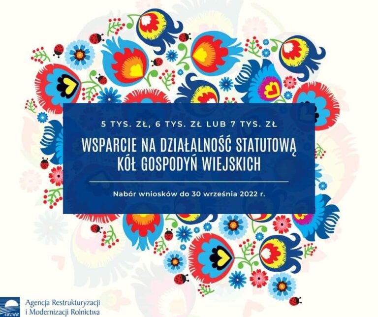 Wsparcie na działalność statutową KGW