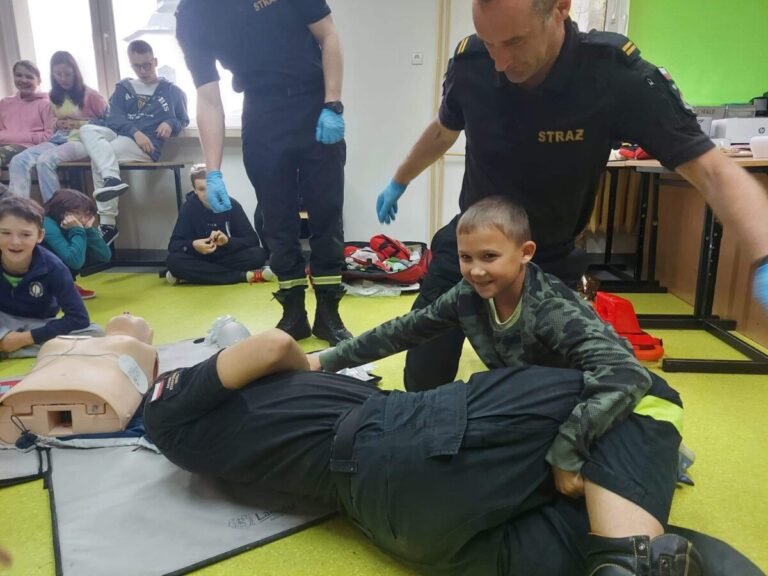 Spotkanie z funkcjonariuszami Wojskowej Straży Pożarnej w SOSW