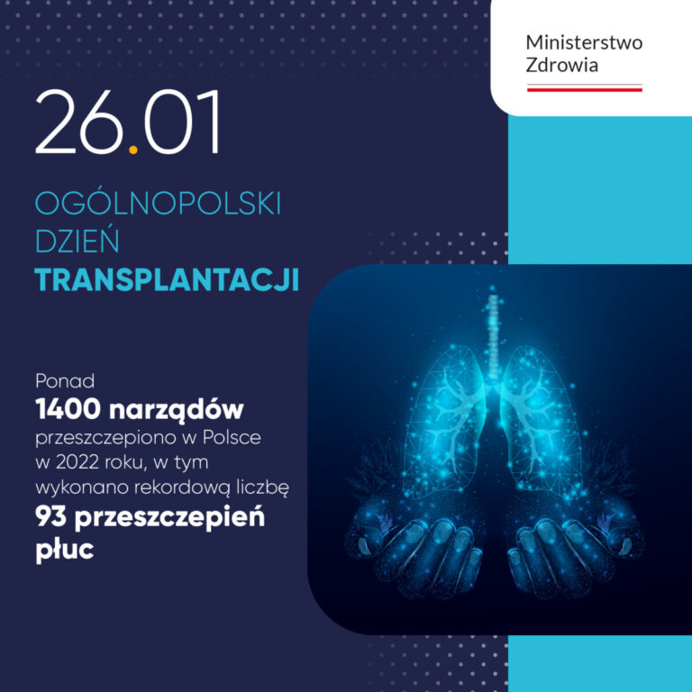 26 stycznia – Ogólnopolski Dzień Transplantacji