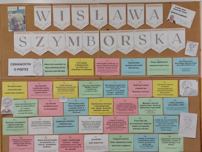 Ogólnopolski Projekt Edukacyjny ,,Mistrzyni Szymborska”
