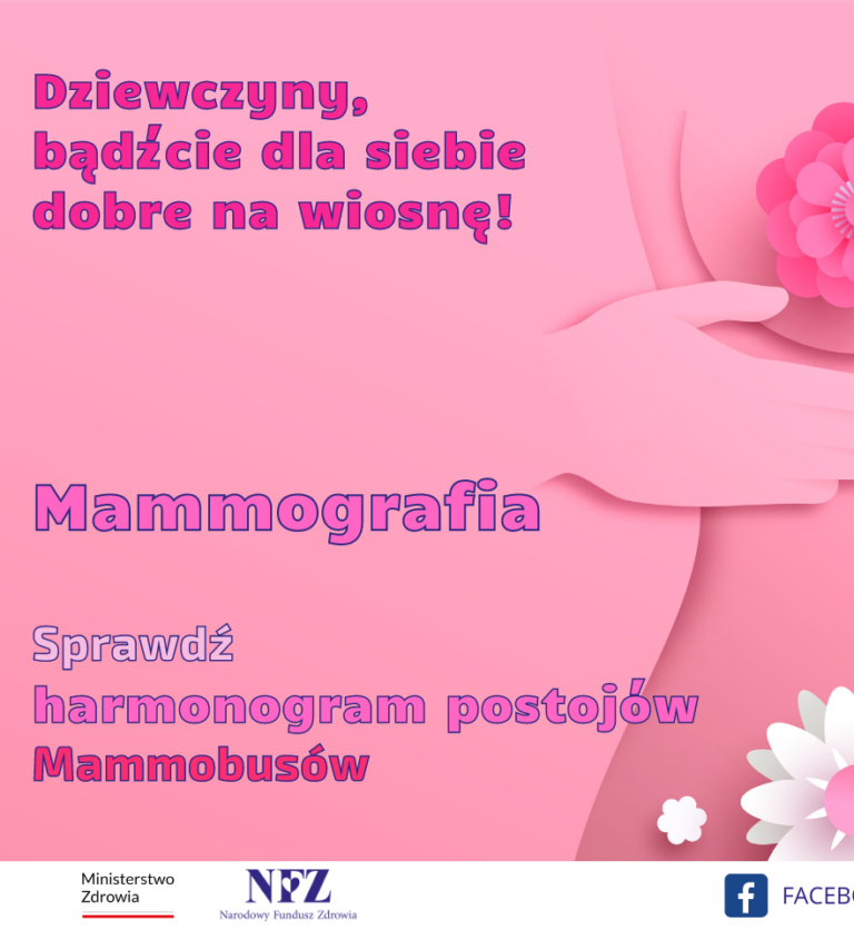 Tej wiosny postaw na profilaktykę raka piersi – harmonogram postoju mammobusów w kwietniu