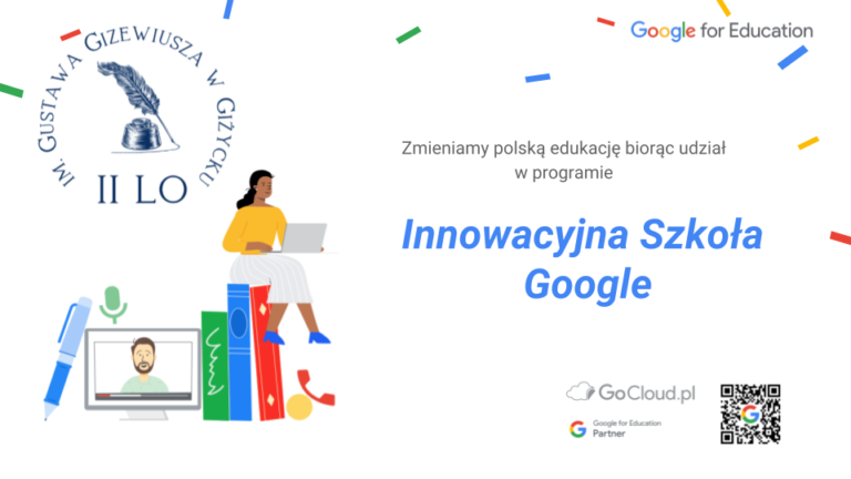 II LO w Programie Innowacyjna Szkoła Google