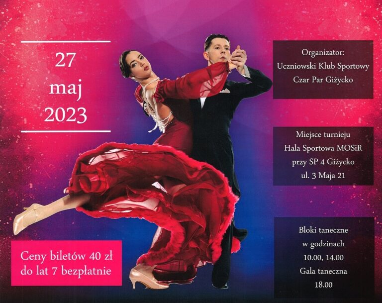 Ogólnopolski Giżycki Festiwal Tańca Czar Par 2023