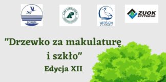 plakat akcji drzewko za makulaturę