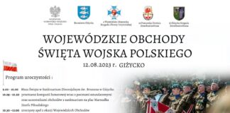plakat obchodów święta wojska polskiego