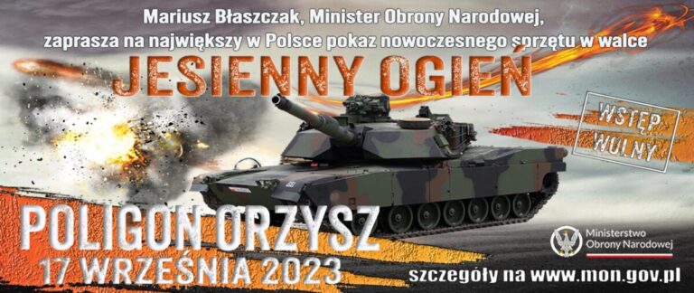 Już w najbliższą niedzielę – JESIENNY OGIEŃ