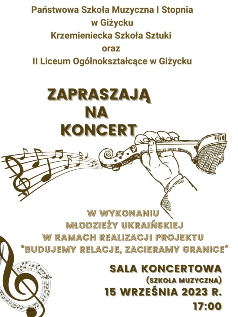 Zaproszenie na koncert