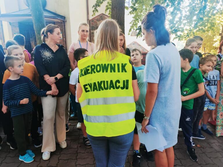 Próbny alarm przeciwpożarowy w SOSW