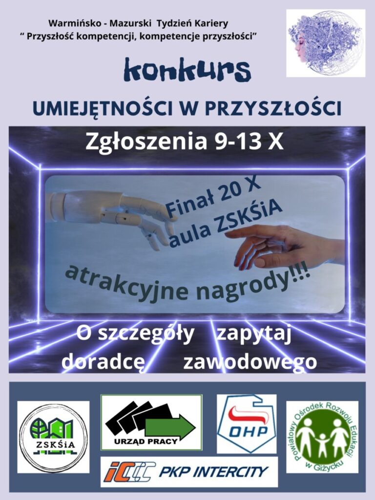 Zapraszamy do udziału w konkursie pt. „Umiejętności przyszłości”
