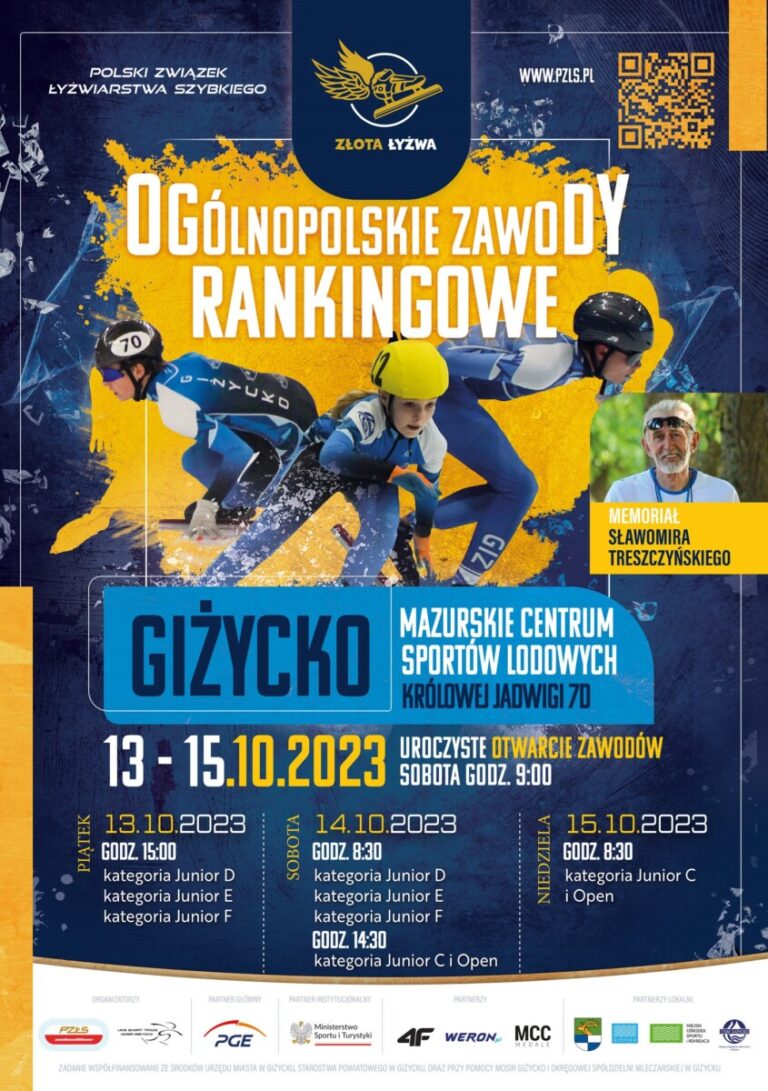 Wkrótce Ogólnopolskie Zawody Rankingowe w short tracku
