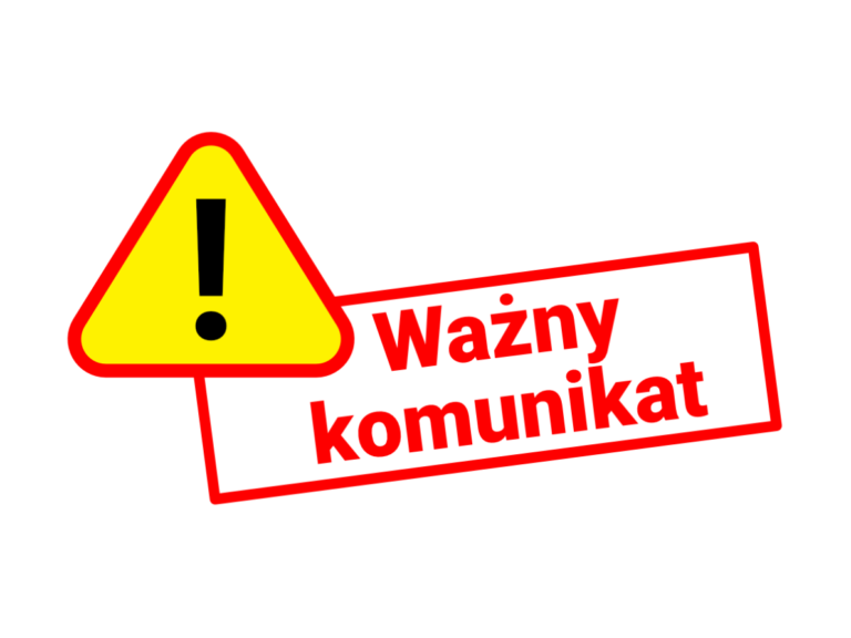 Ważny komunikat