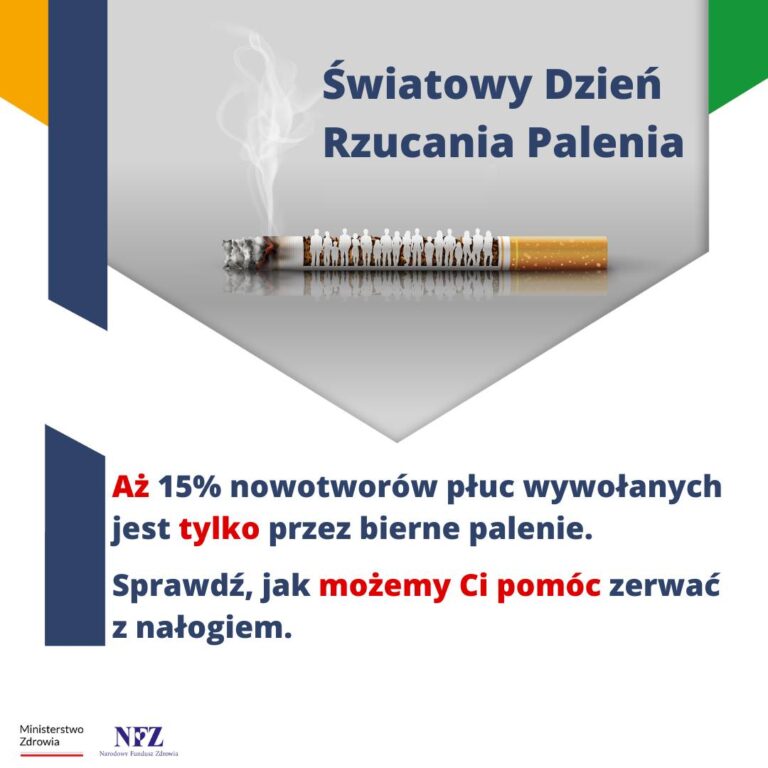 Dziś Światowy Dzień Rzucania Palenia