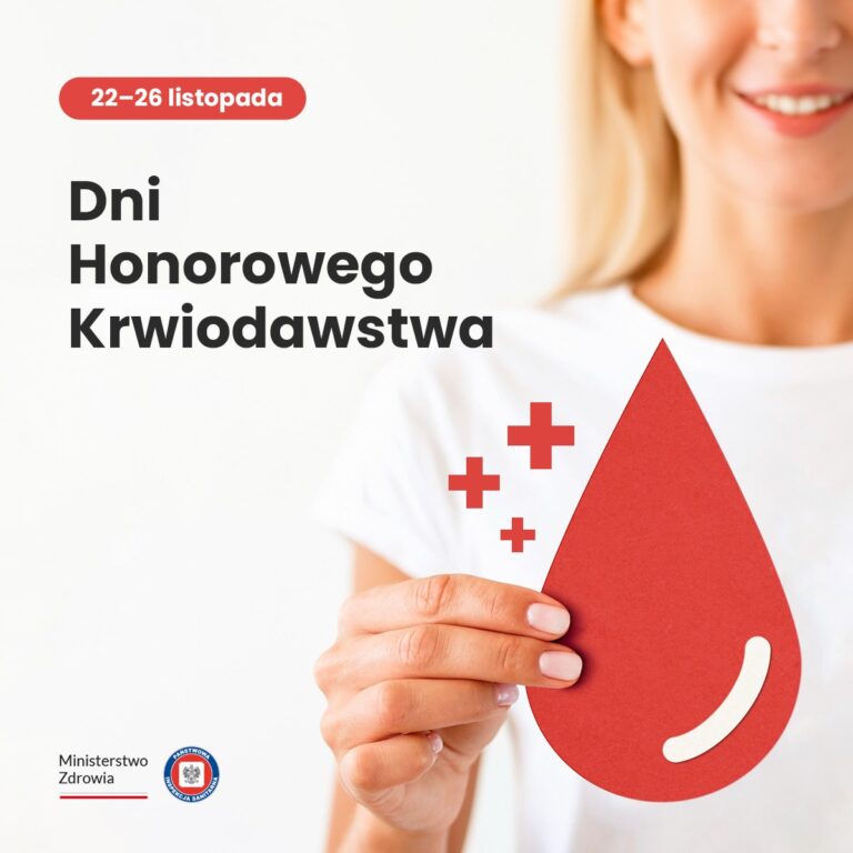 22-26 listopada – Dni Honorowego Krwiodawstwa
