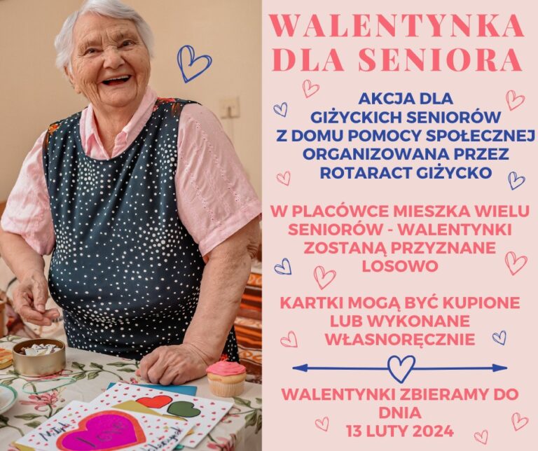 3. edycja akcji „Walentynka dla seniora”