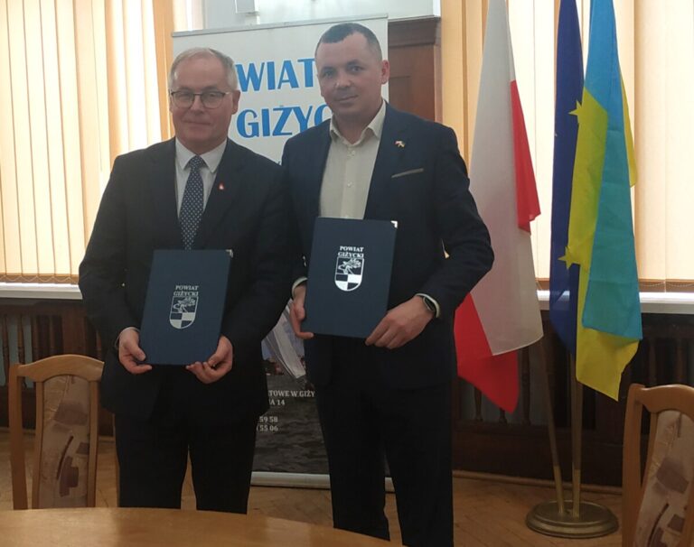 Starosta Giżycki i Mer Miasta Krzemieniec w Ukrainie podpisali porozumienie o współpracy