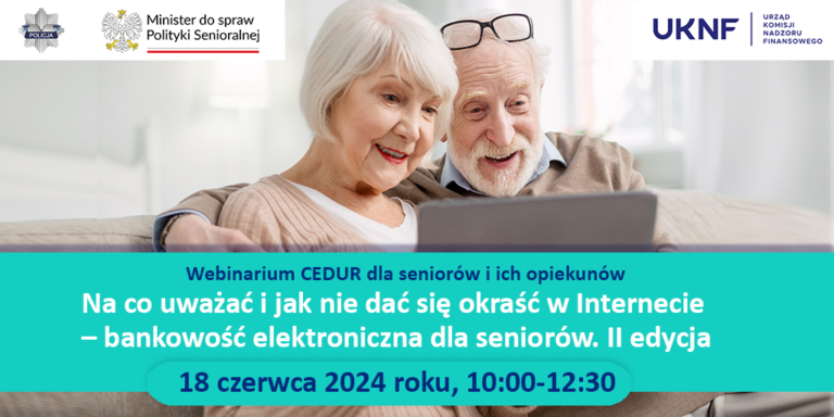 Webinarium dla seniorów i ich opiekunów