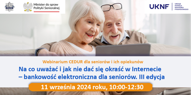 Webinarium dla seniorów i ich opiekunów