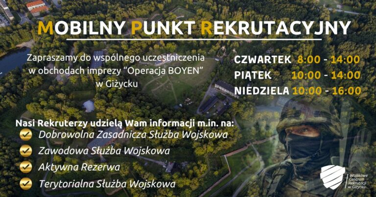 Mobilny Punkt Rekrutacyjny na Operacji Boyen