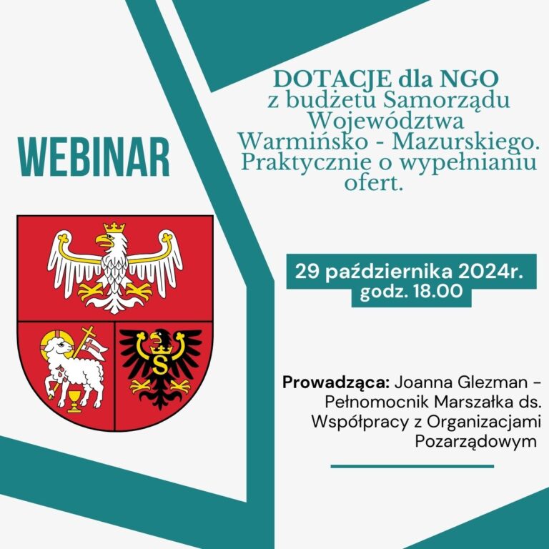 Zaproszenie na webinar