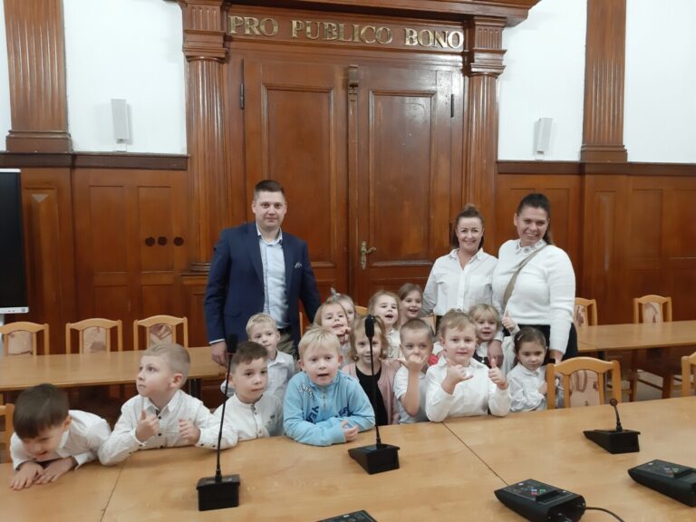 Spotkanie przedszkolaków z Wicestarostą Giżyckim