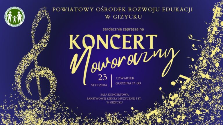 Zaproszenie na Koncert Noworoczny