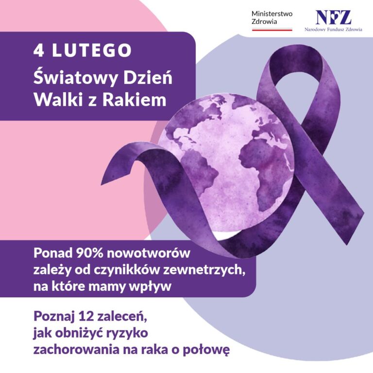 4 lutego – Światowy Dzień Walki z Rakiem