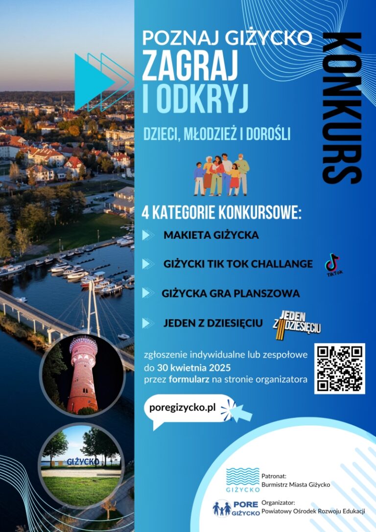 „Poznaj Giżycko – zagraj i odkryj”