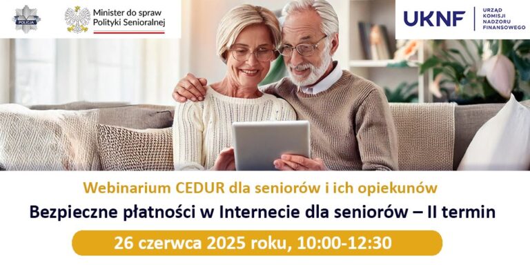 Webinarium dla seniorów i ich opiekunów