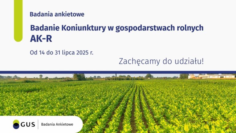 Badanie Koniunktury w Gospodarstwach Rolnych