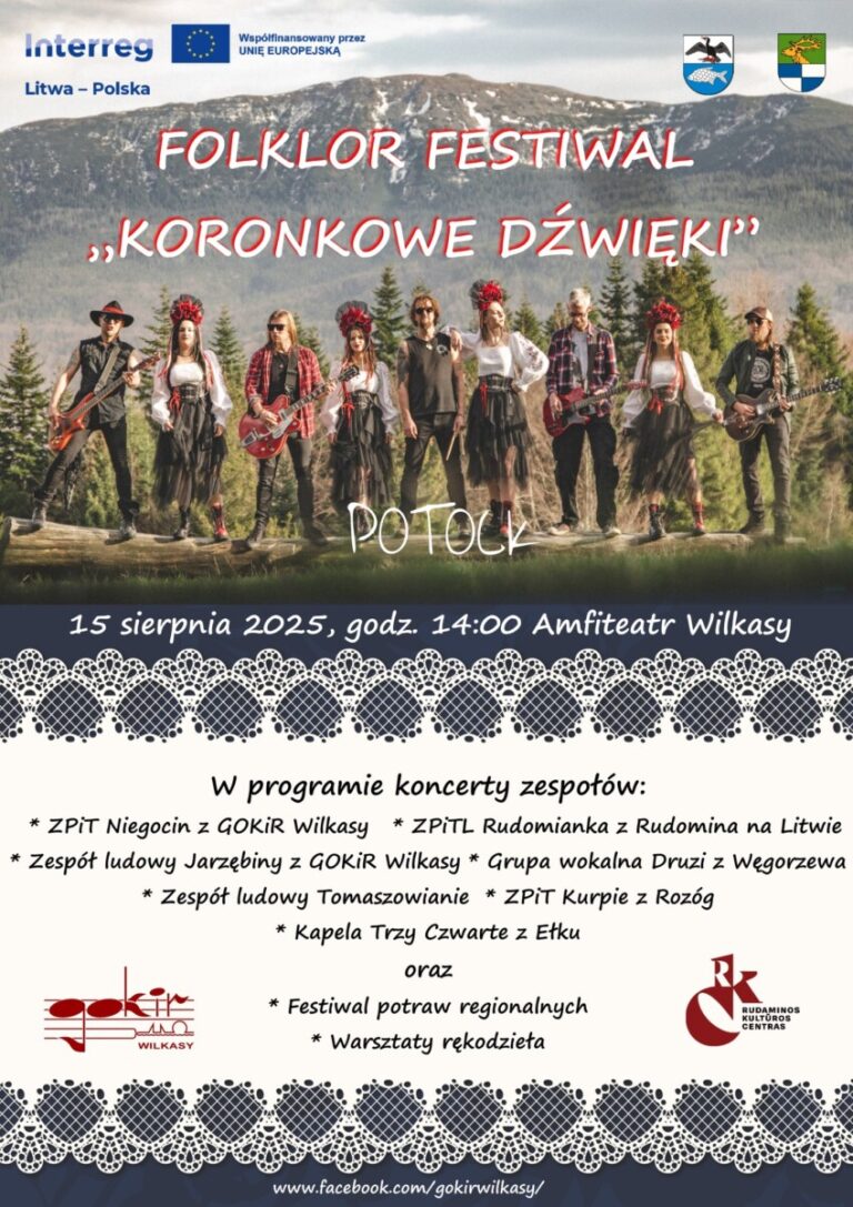Zapraszamy na Folklor Festiwal „Koronkowe Dźwięki”