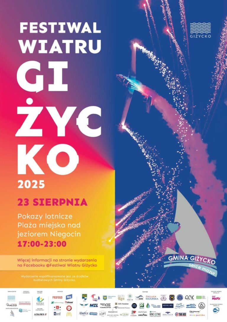 Zapraszamy na Festiwal Wiatru Giżycko 2025