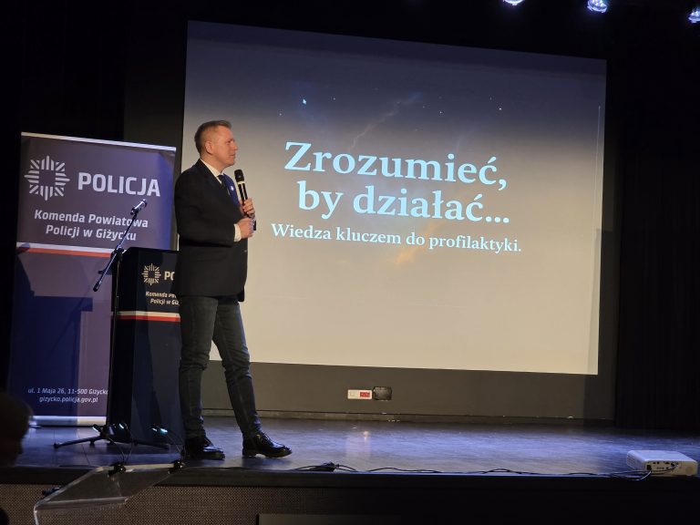 O współczesnych wyzwaniach profilaktyki na konferencji w Giżycku