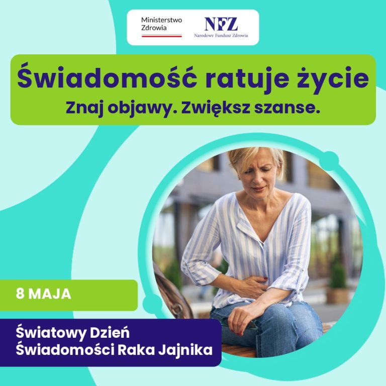 8 maja – Światowy Dzień Świadomości Raka Jajnika