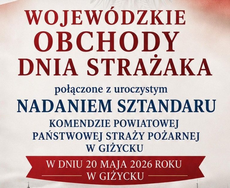 Zaproszenie na Wojewódzkie Obchody Dnia Strażaka