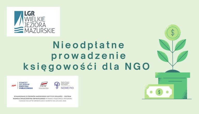 Nieodpłatne prowadzenie księgowości dla NGO