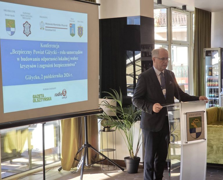 Odbyła się konferencja „Bezpieczny Powiat Giżycki”