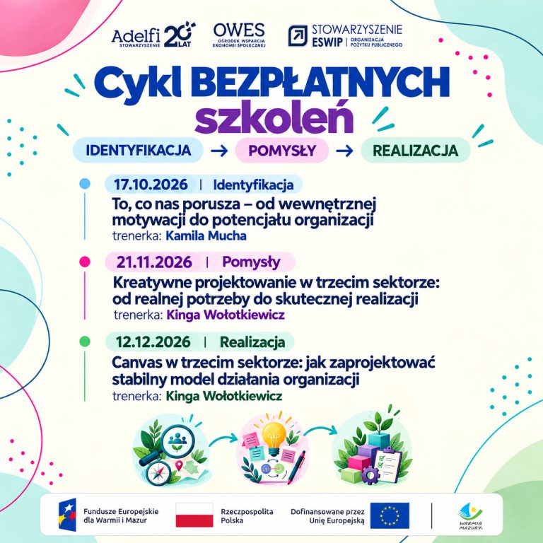 Stowarzyszenie Adelfi zaprasza na cykl szkoleń